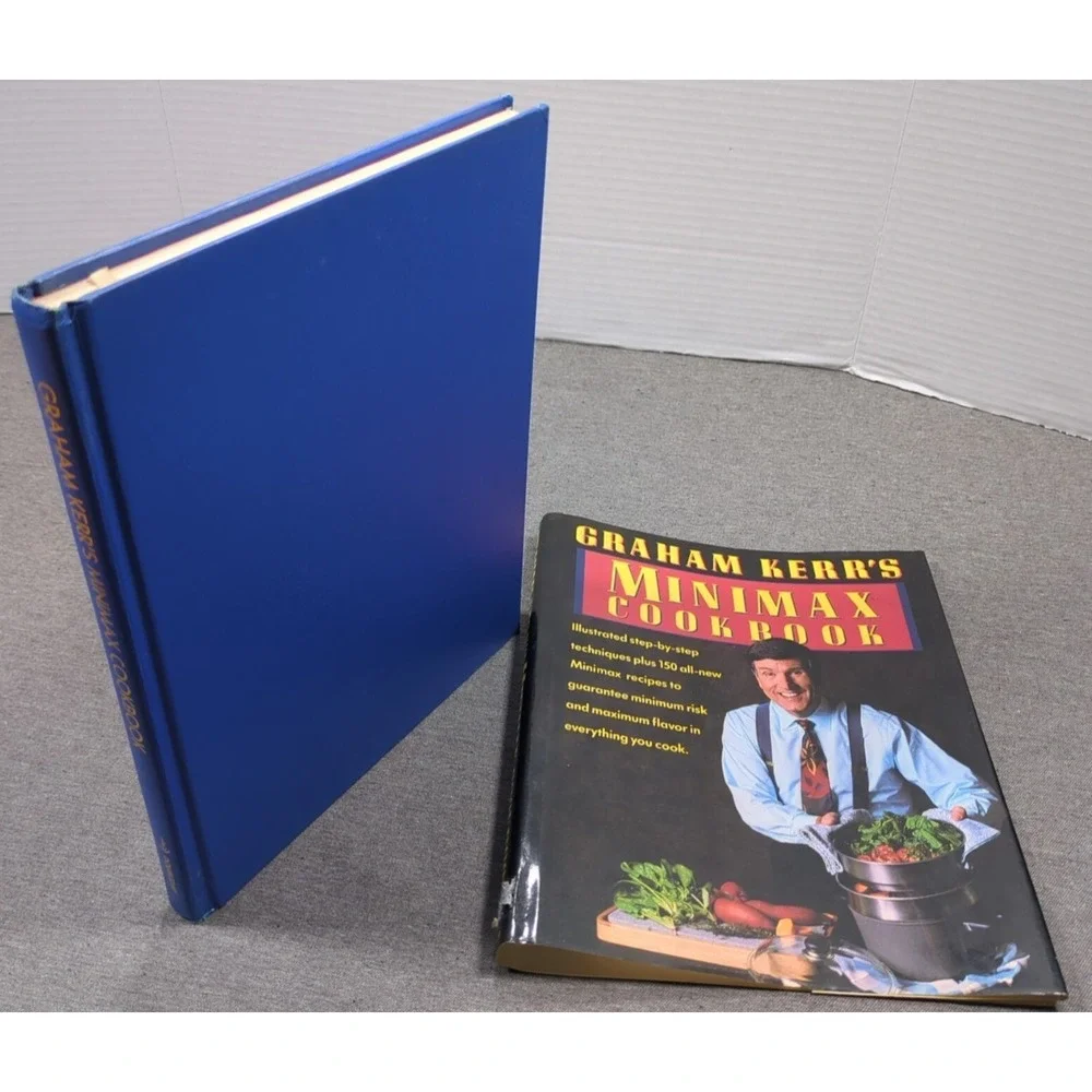 Graham Kerr's Minimax Cookbook 1992‎ Vintage Doubleday Hardcover - VERY GOOD